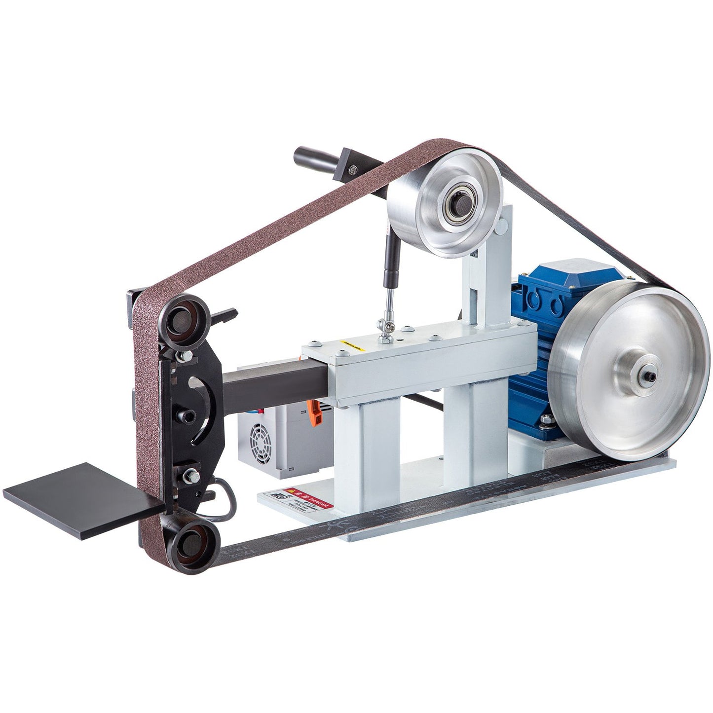 Bänkskiva & bandslip Bänkslip 1,5KW med Ph 427 X 12" Hjuljusterbart slipband, centralt maskinband och skivslipmaskin 0-2800 rpm kombinationsslipmaskiner