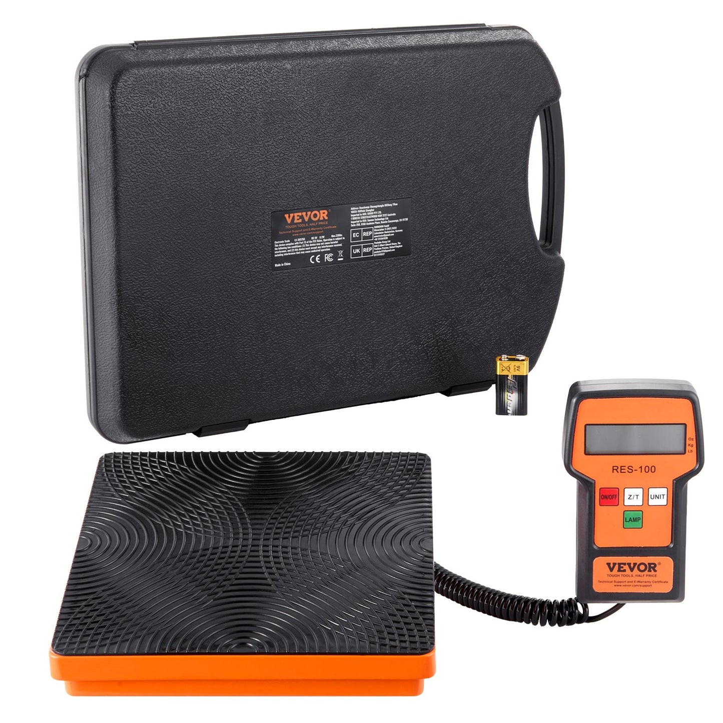 Electronic Digital Refrigerant Charging Freon Viktvåg 110LB för HVAC