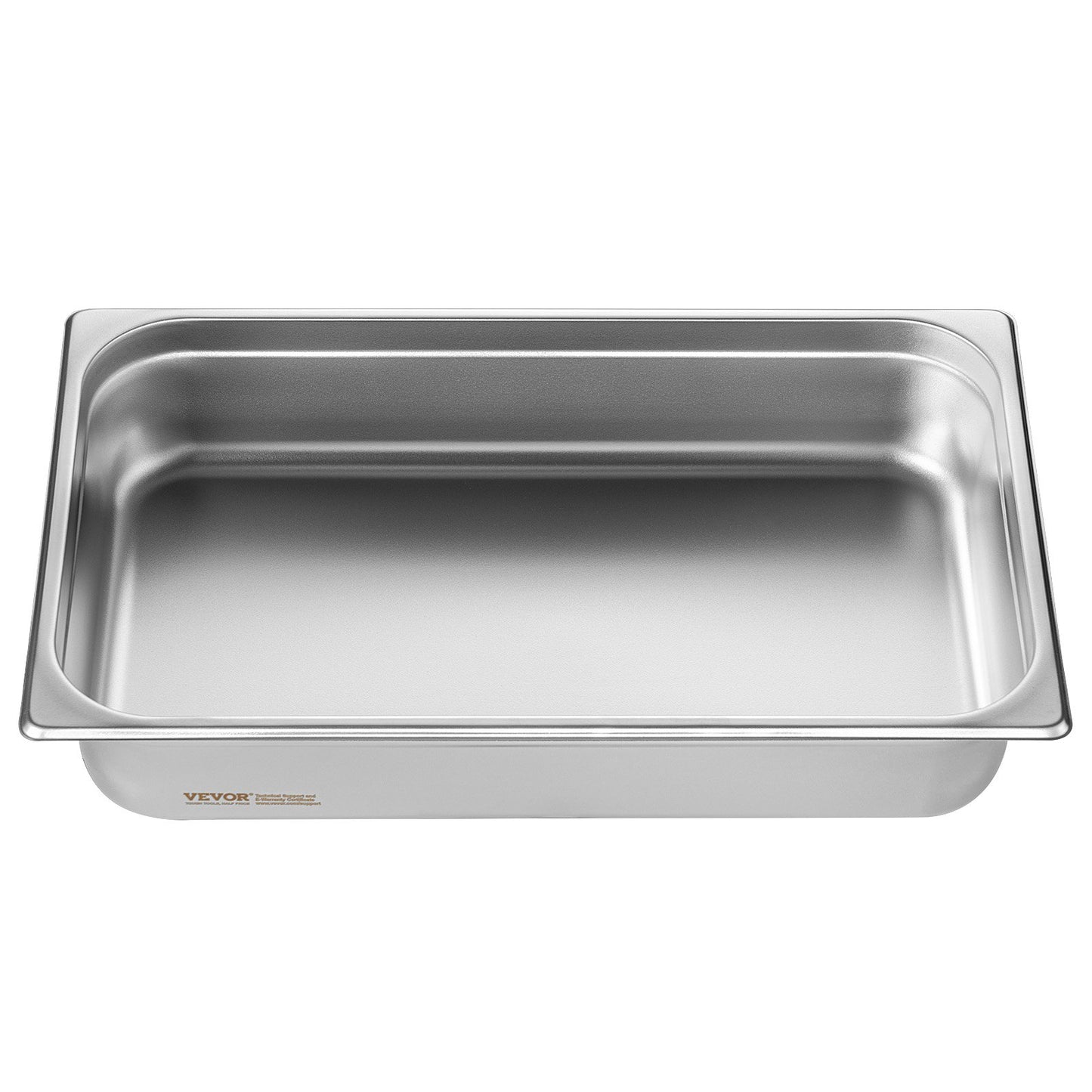 4-pack fullstorlek hotellpannor Ångbordspanna rostfritt stål 4" djupt lock
