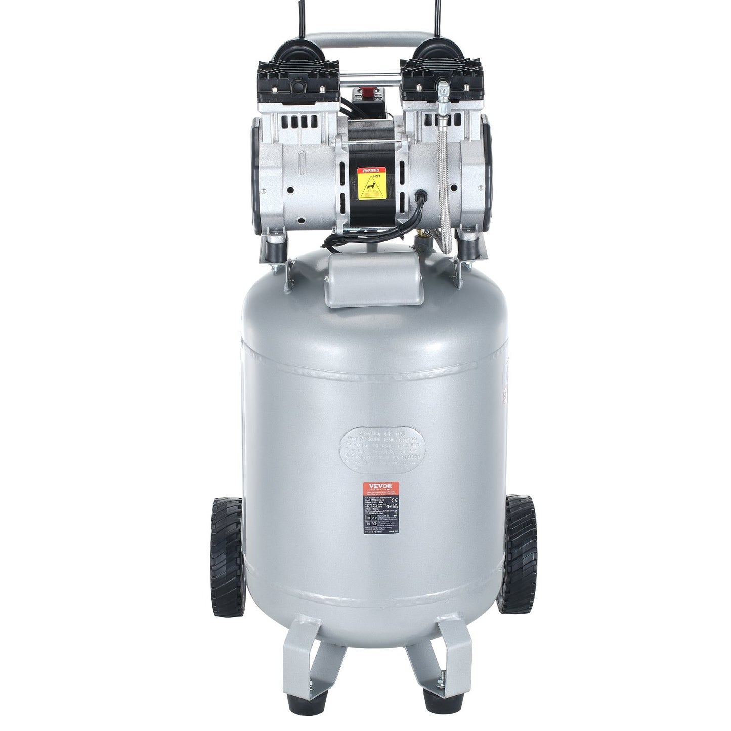 13 Gallonen-Luftkompressor, 2 PS, 4 SCFM bei 90 PSI, ölfreier Luftkompressor, 116 PSI