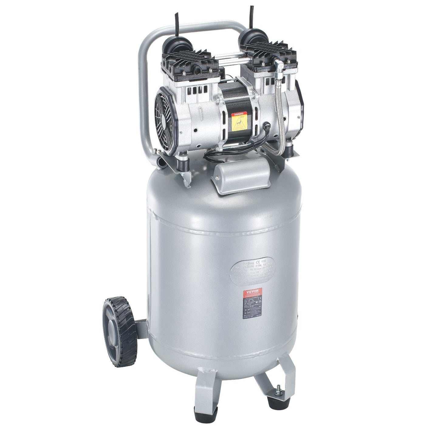 13 Gallonen-Luftkompressor, 2 PS, 4 SCFM bei 90 PSI, ölfreier Luftkompressor, 116 PSI