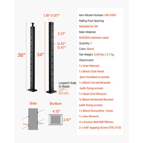 Kabelräckestolpe 91x3,5x5,5 cm med 30° vinklade hål 1JZLGZXHS91402OS1001V0 | EU