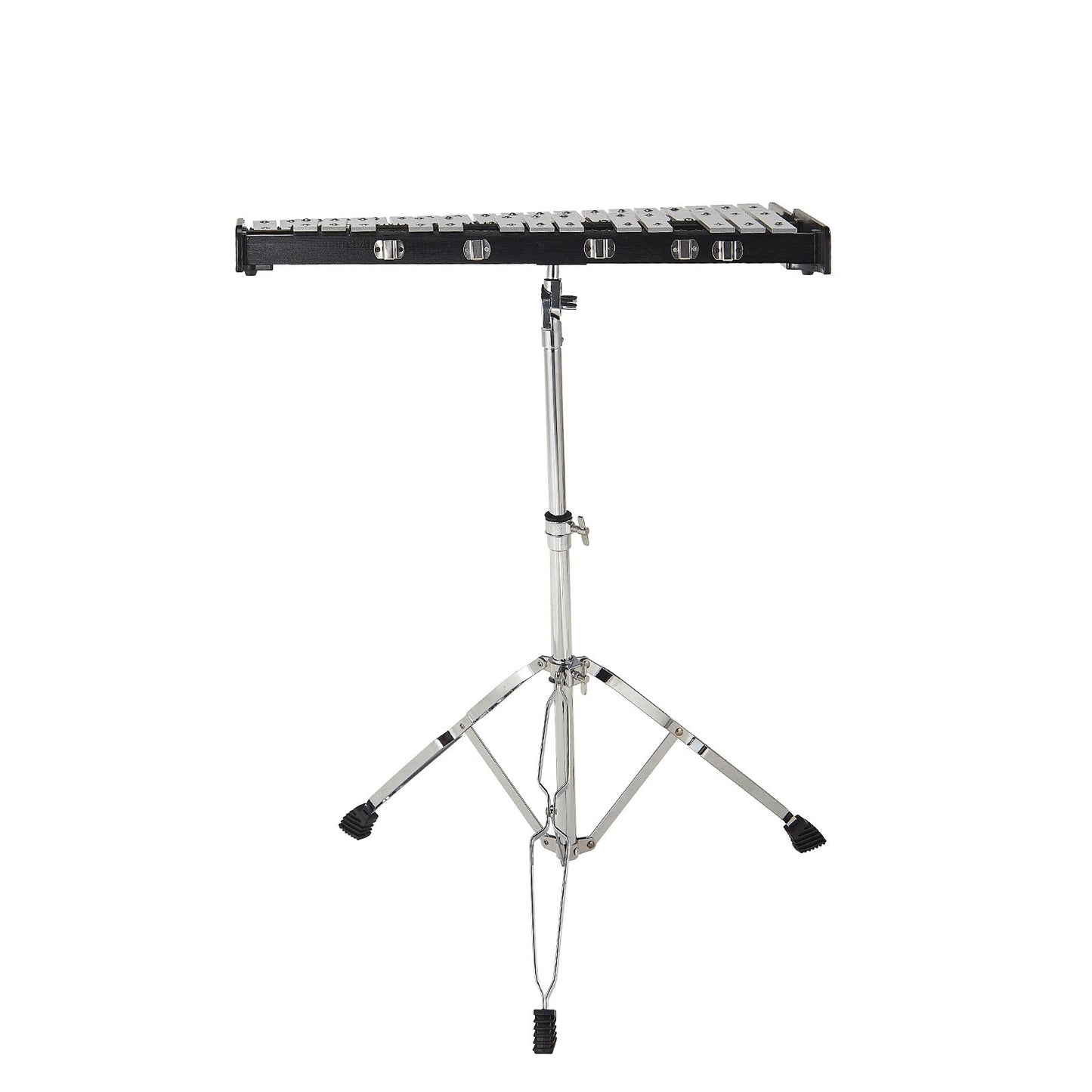 32 Note Klockspel Xylophone Bell Kit med klubbor, stativ & övningsdyna
