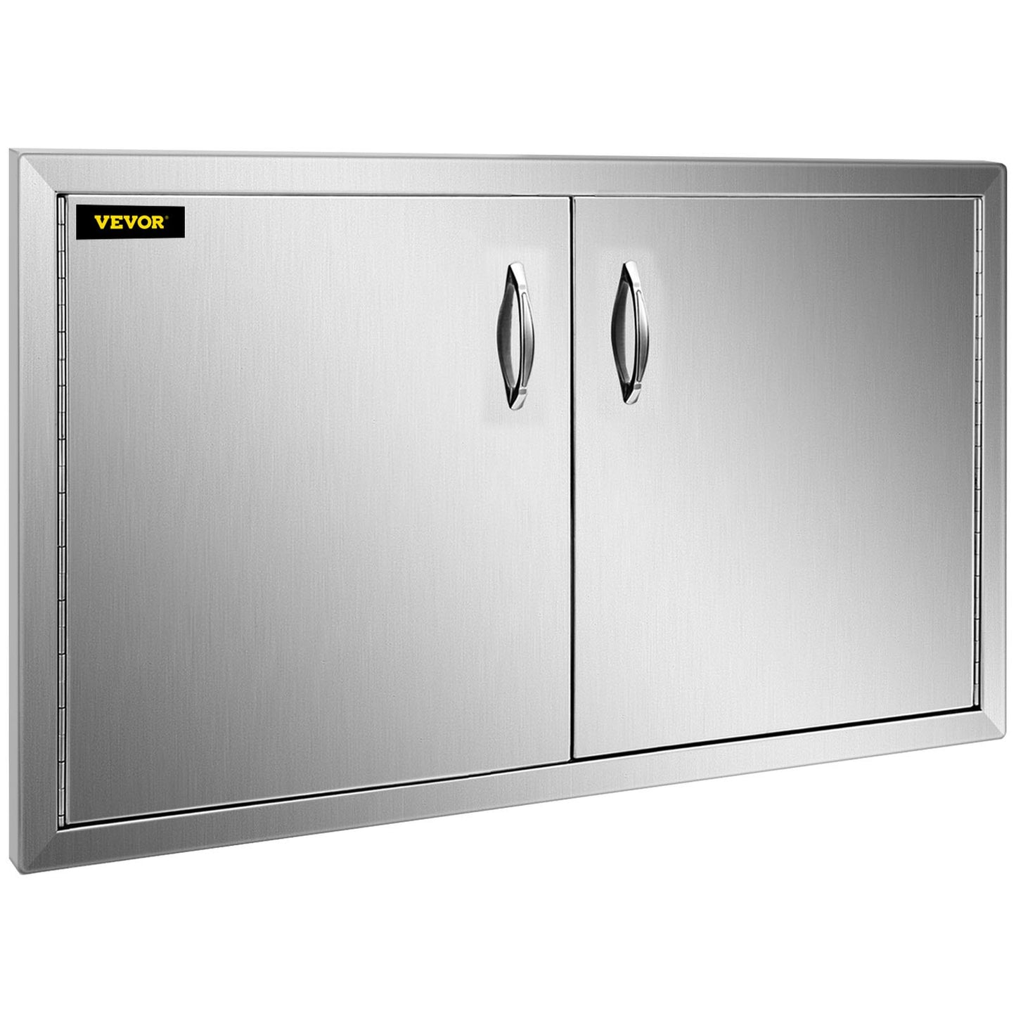Vevor 34" X 19" Bbq-dörr åtkomstdörr i rostfritt stål Island Outdoor Garden Patio