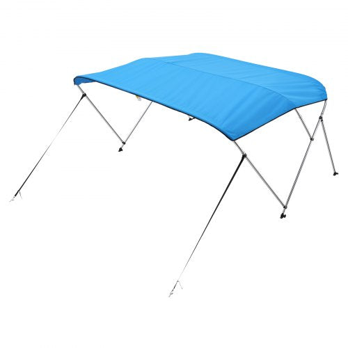 3 Bow Boat Bimini Toppar 72"Lx(79"-84")B x 46"H Markiskapell Pacific Blue | EU