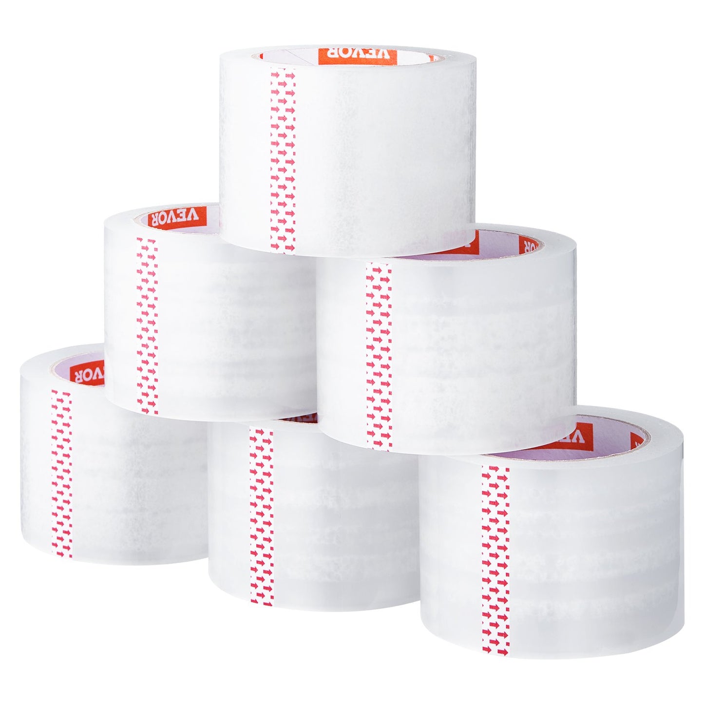 Clear packing tape 24 rolls 65 yards heavy duty clear packing tape 2.7 mil