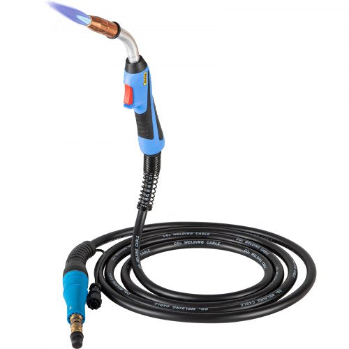 Mig svetspistol 250Amp 15Ft, passande för brännarsvetspistol Miller svetspistol M-25 svetsbrännare Stinger Ersättningspassform för Miller M-25 Artikelnummer 169598 passar 0,030"-0,035" tråd | EU