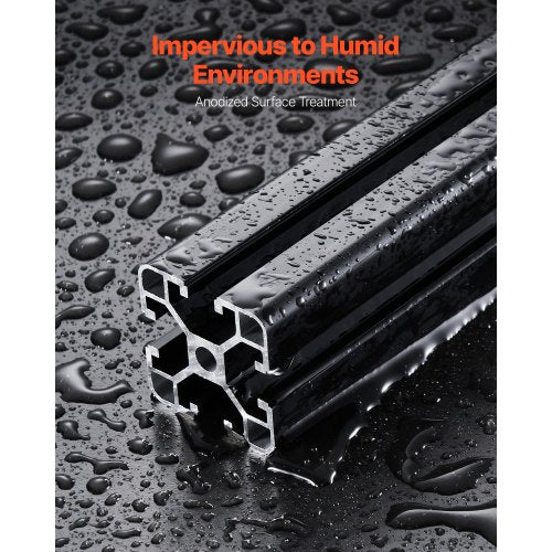 4PCS 39,4 tum (1000 mm) T-spår 4040 Aluminium Extrusion Anodized Linear Rail | EU