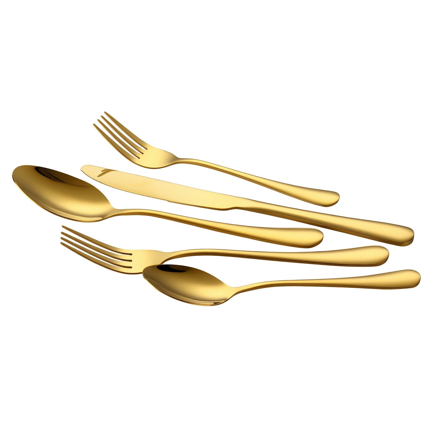 100-piece silver cutlery set stainless steel cutlery cutlery for 20
