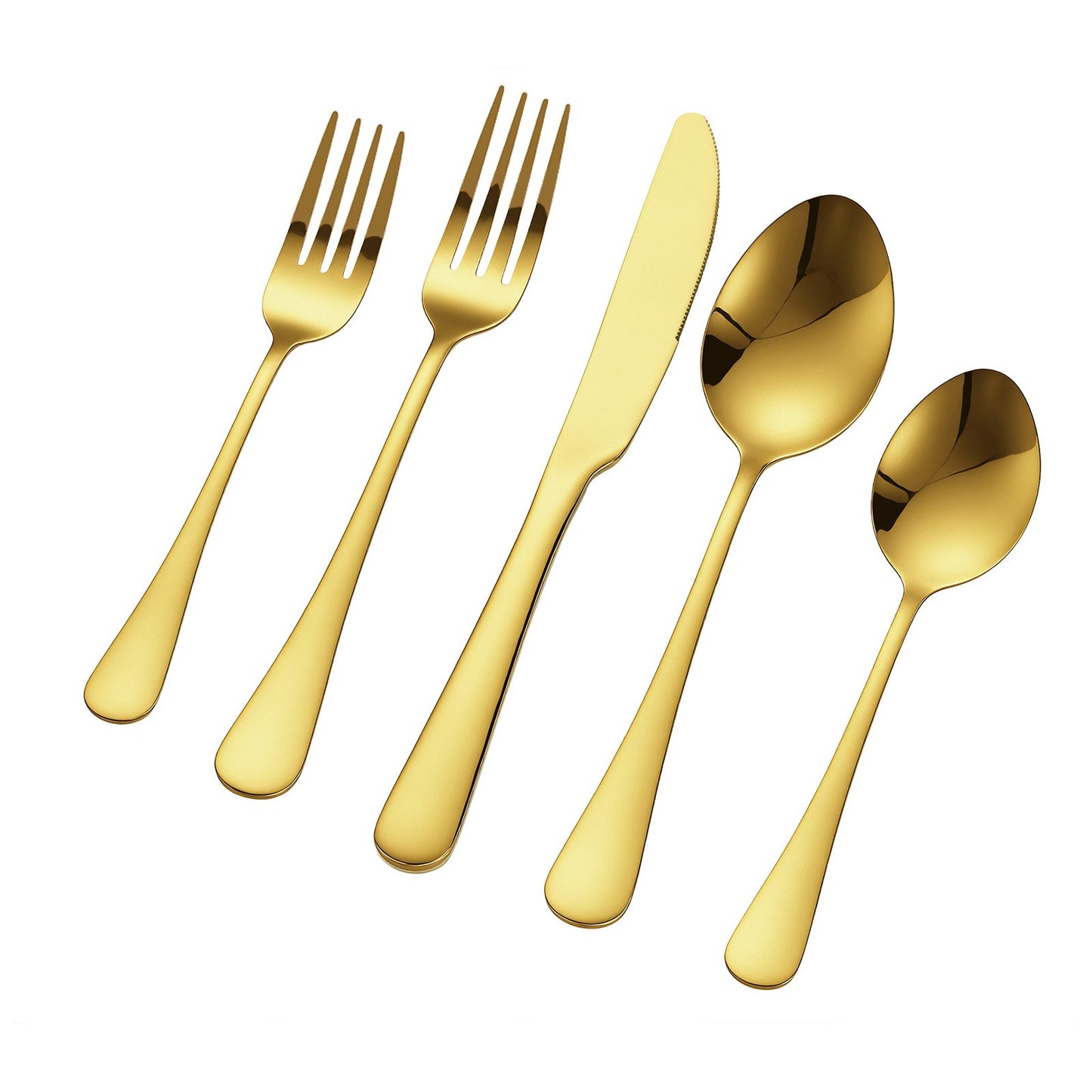 100-piece silver cutlery set stainless steel cutlery cutlery for 20