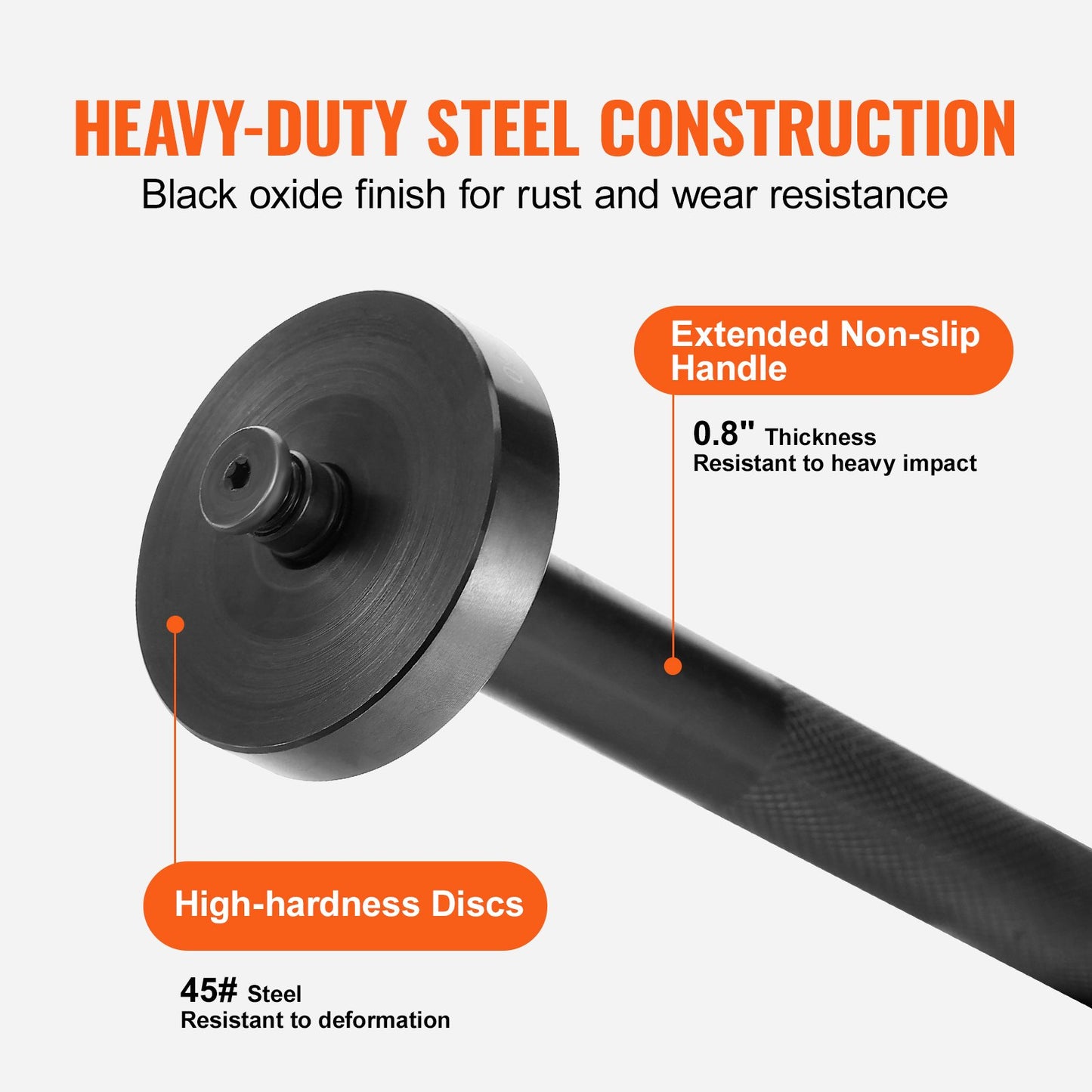 52PCS Custom Busing Bearing & Seal Driver Set, Transmission Hjul Axle Bearing Race, Seal Driver Installer Remover, 18-65 mm & 74 mm Metriska skivor Bussning Borttagning avdragare Lager Press Tool Kit