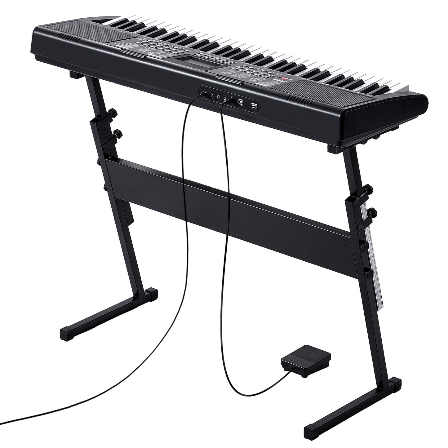 61 tangenter digital keyboard Piano elektrisk bärbar med justerbart stativ