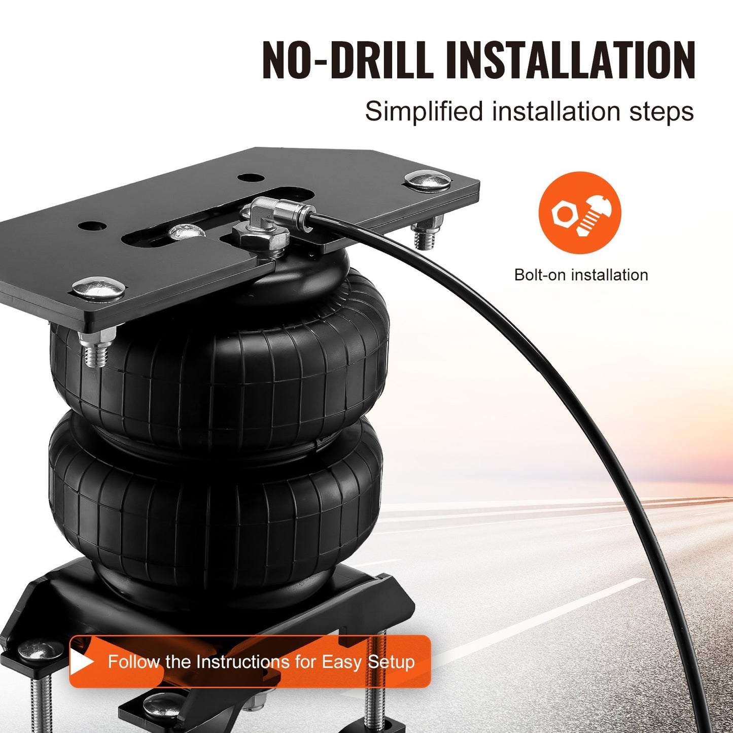 Air Bag Suspension Kit Passar 03-2013 Dodge Ram 2500 03-2018 Dodge Ram 3500