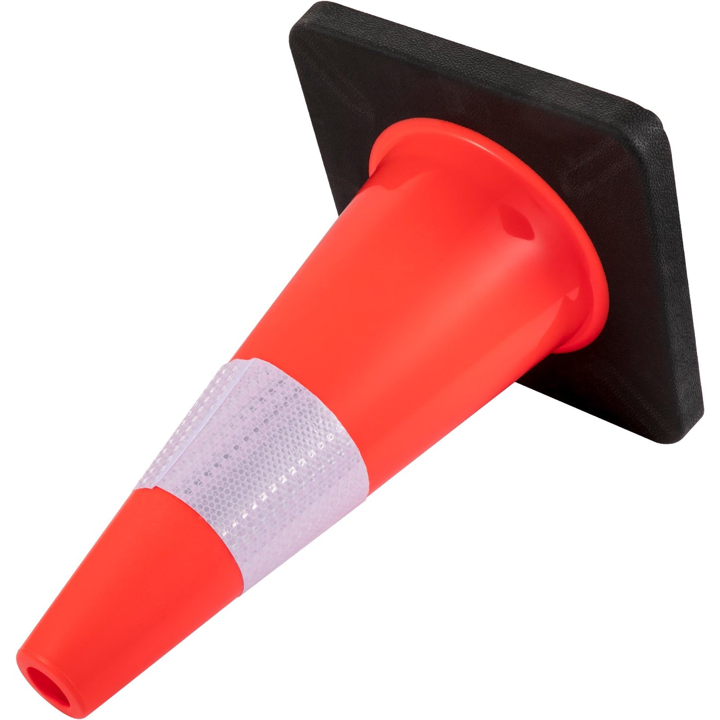 Sicherheitskegel, Verkehrskegel, 45,7 cm, orange, reflektierende Kragen, 5 Stück