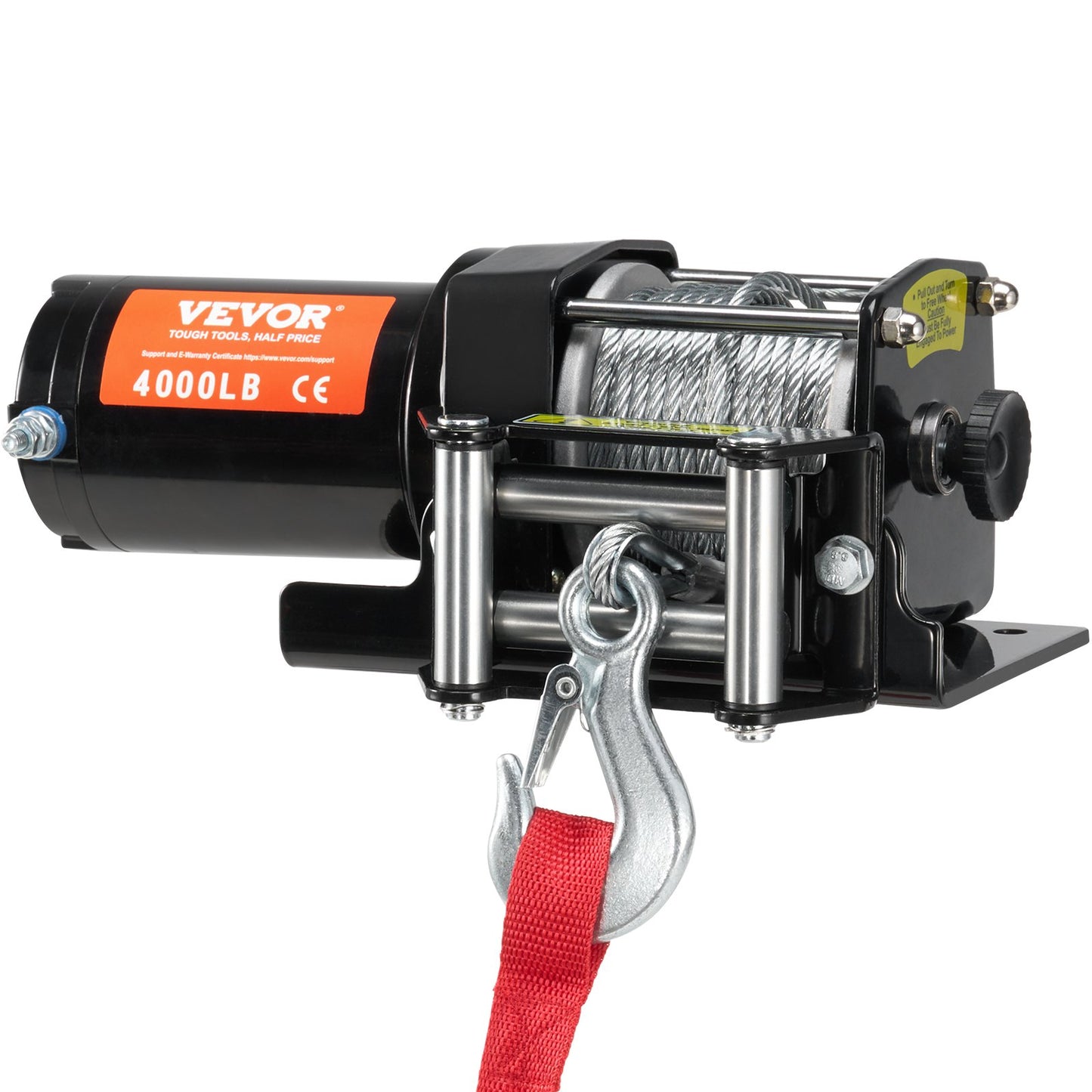 Elektrisk vinsch ATV UTV 4000 lb stålkabel IP55 vattentät fjärrkontroll