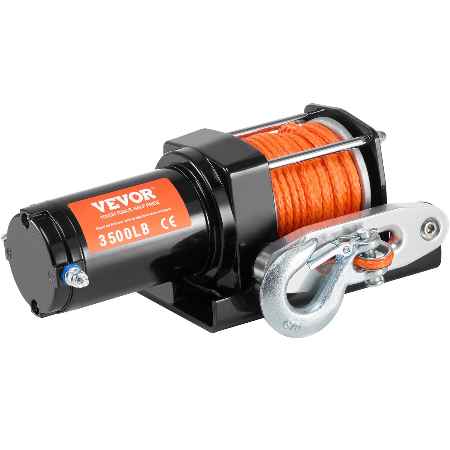 Elektrisk vinsch ATV UTV 3500 lb Syntetrep Vattentät trådad kontroll