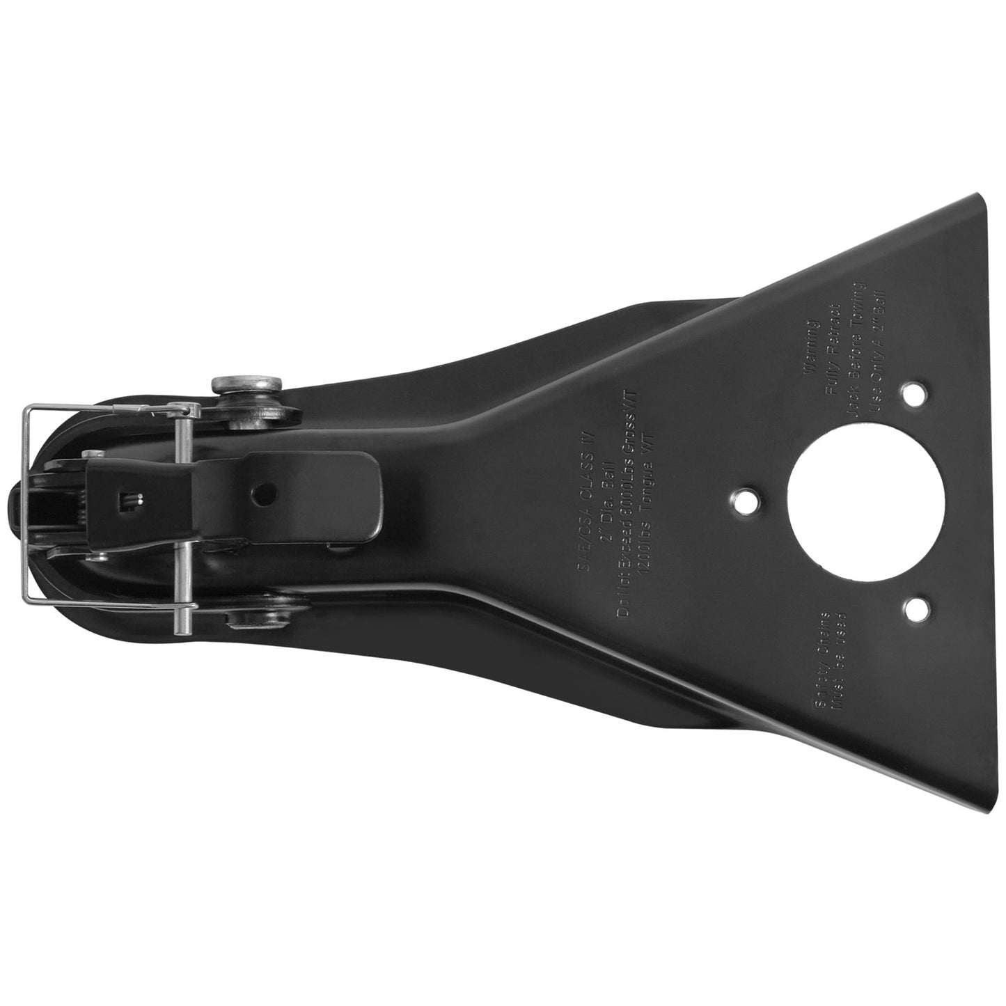 A-Frame Trailer Hitch, Fits 2-inch Ball Size, 8000 lbs Towing Capacity, Heavy Duty Steel Hitch, Ideal for Towing Station Wagons, Pickup Trucks, SUVs, RVs, Black Coating Surface