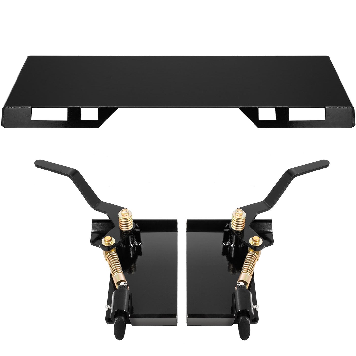 Skid Steer Attachment 3/8in Skid Steer Quick Attach Plate 85LBS Skid Steer Attachment 18,5\" Höjd Quick Attach Skid Steer tillbehör för skopor, plogar, gafflar
