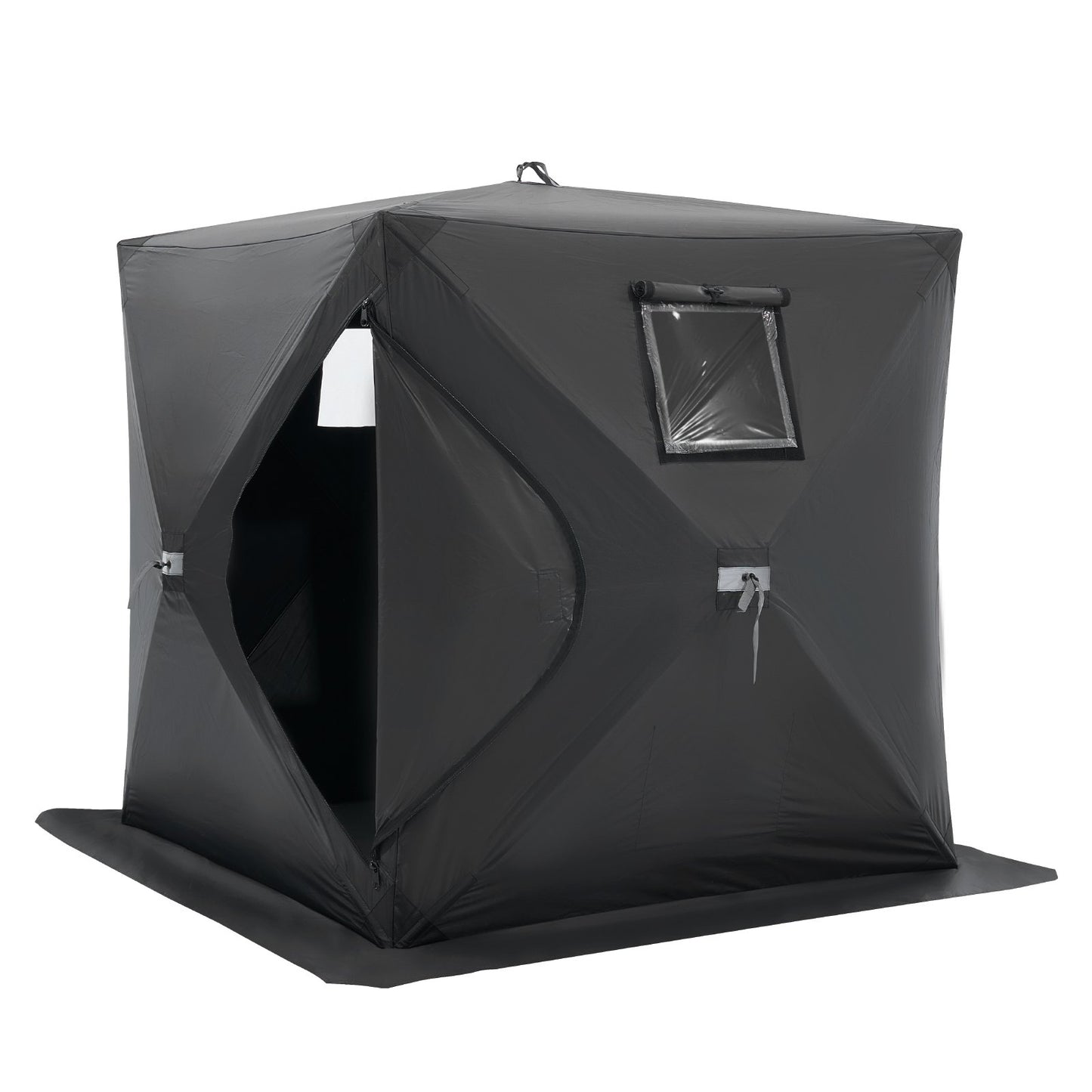 1-2 Person Ourdoor Portable Ice Shelter Pop-Up Ice Fishing Shanty Tent