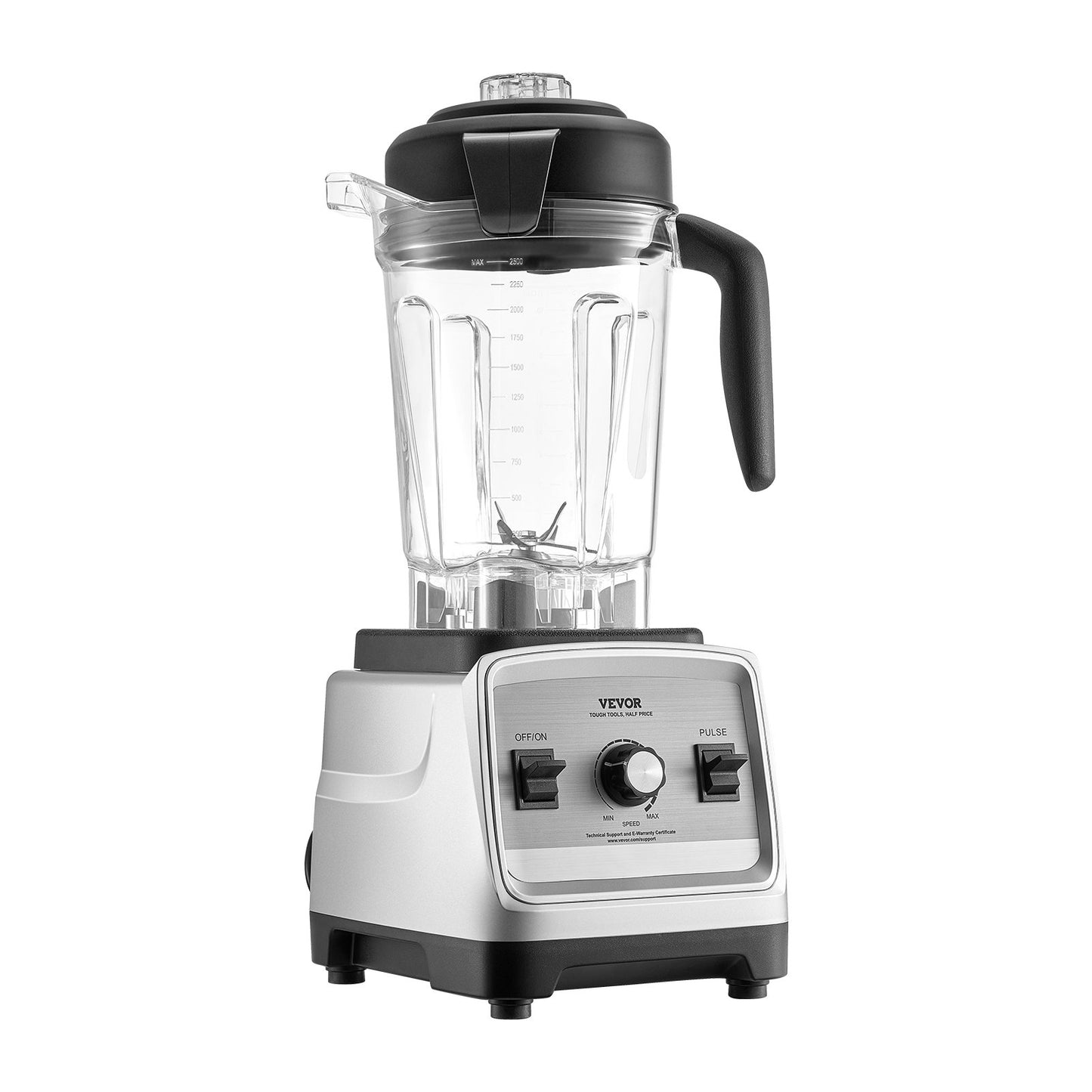 85 oz 1400W Blender för Smoothies Matberedningsmixer för kök