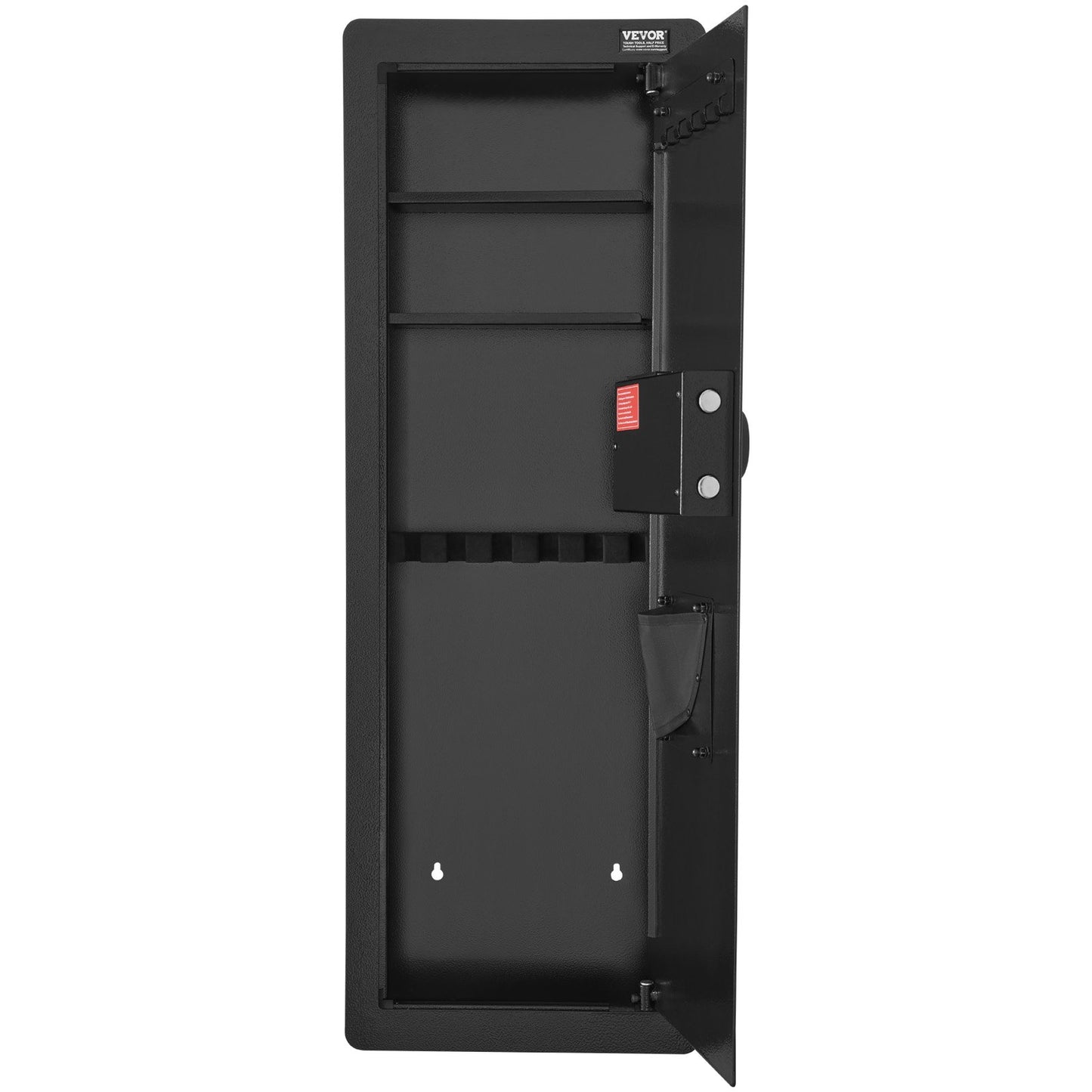 42,91" Tall Wall Gun Safe 4-tier Hidden Gun Safe med knappsats och fingeravtryck