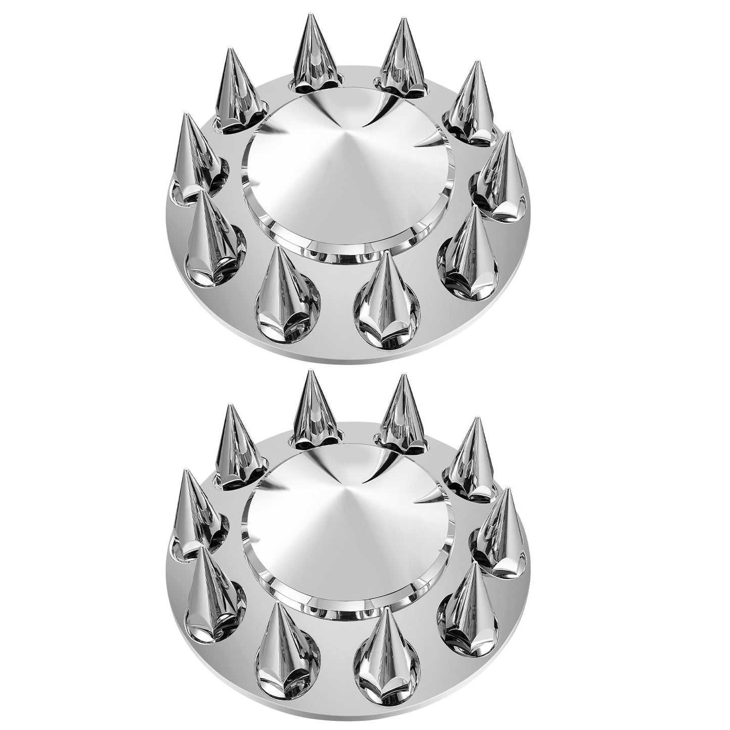 Front Axle Cover Combo Kit ABS Lug Nut Covers with Nut Protection Tool