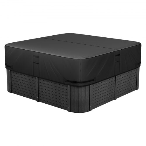 Outdoor hot tub cover 1930x1930x508mm Weatherproof and waterproof black
