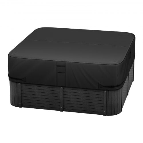 Outdoor hot tub cover 1930x1930x508mm Weatherproof and waterproof black