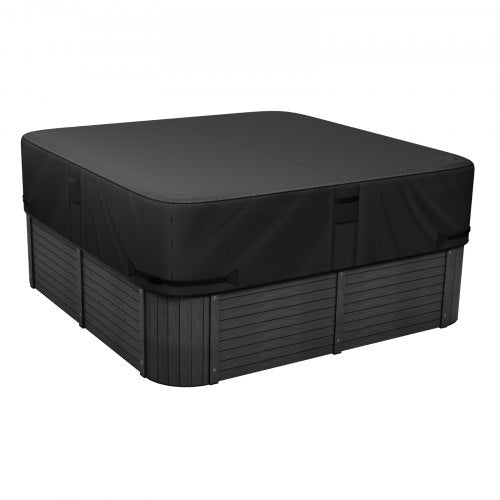 Outdoor hot tub cover 1930x1930x508mm Weatherproof and waterproof black