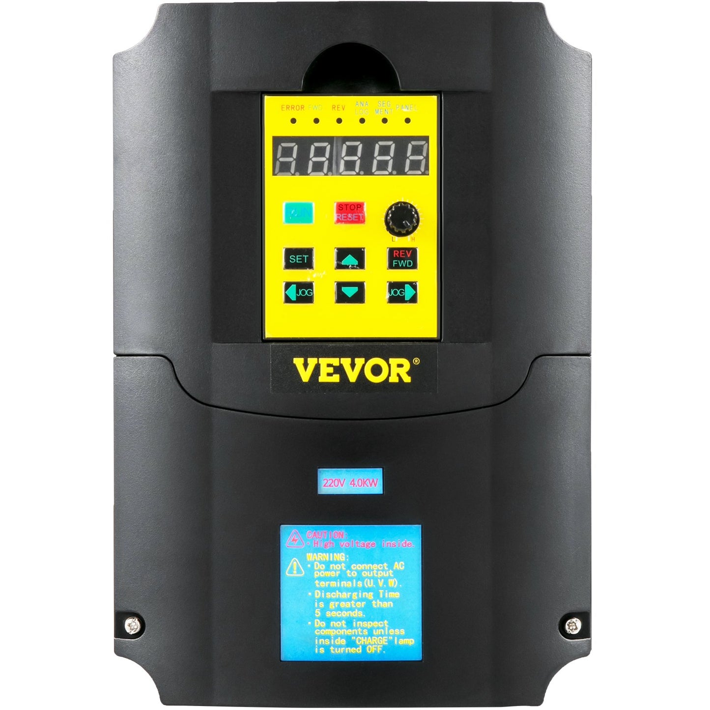 Frequenzumrichter, AC 220 V Eingang 4 kW variabler Frequenz CNC-Frequenzumrichter, VFD 5,5 PS 1- oder 3-Phasen-Eingang, 3-Phasen-Ausgang, CNC-Motorwechselrichter zur Motordrehzahlregelung