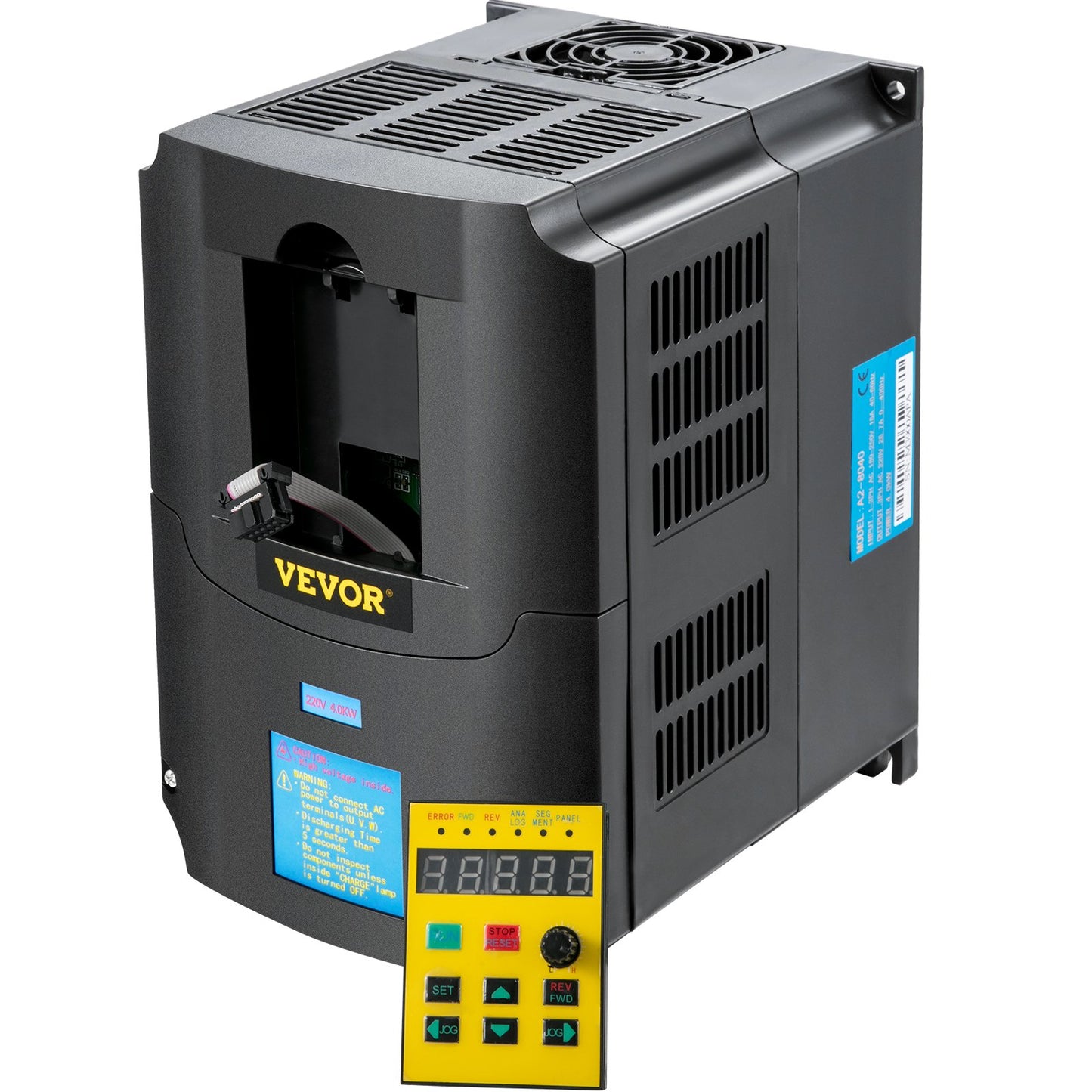 Frequenzumrichter, AC 220 V Eingang 4 kW variabler Frequenz CNC-Frequenzumrichter, VFD 5,5 PS 1- oder 3-Phasen-Eingang, 3-Phasen-Ausgang, CNC-Motorwechselrichter zur Motordrehzahlregelung