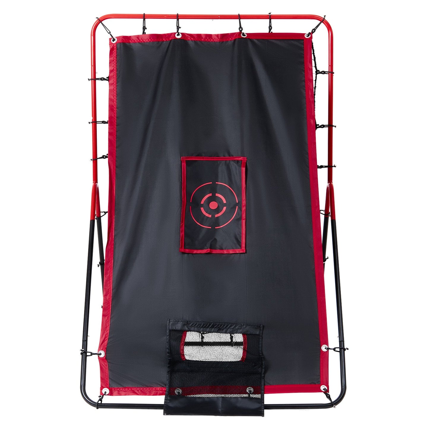 Baseball and Softball Rebounder Net 3x4.5 ft. 2-in-1 Switch Hitter Pitch