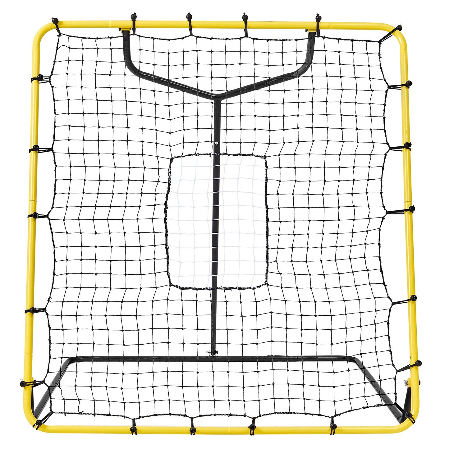 Baseball and Softball Rebounder Net 4x4.5 Ft PitchBack Adjustable Angles