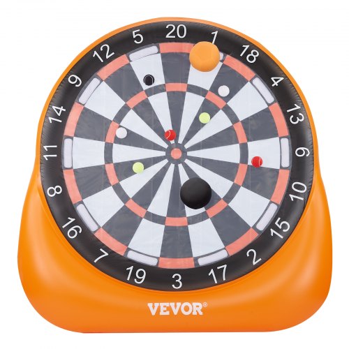 uppblåsbar fotbollsdartbräda över 6 fot med 4 sparkbollar 12 tennispump