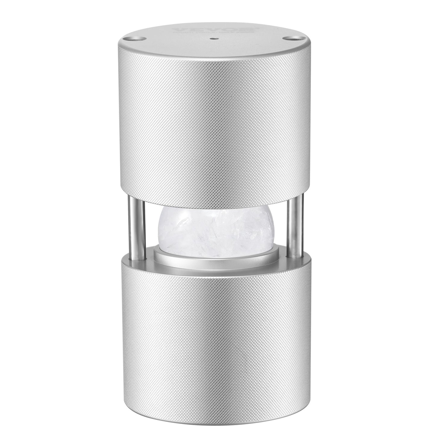 Ice Ball Press Ice Ball Maker 2,1"/53mm Ice Press Kit för Whiskey Silver