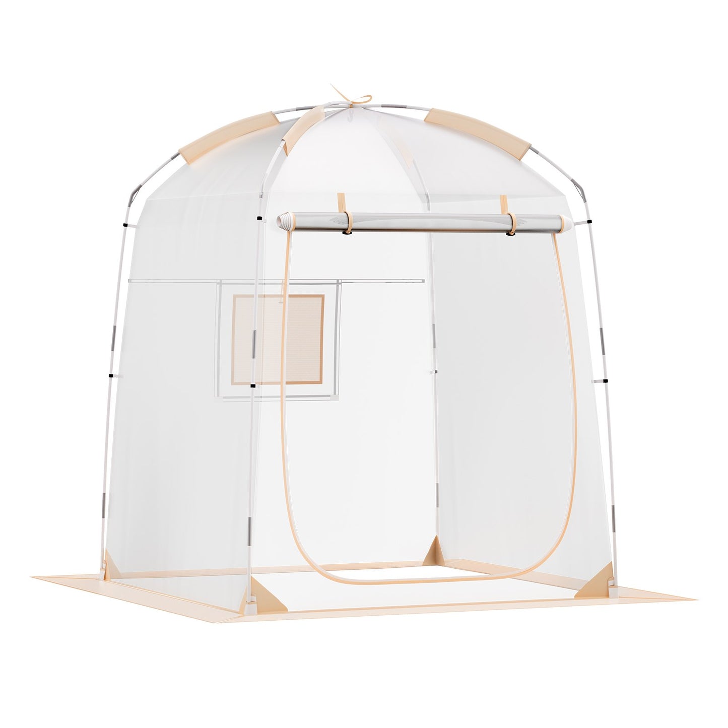 Sporttält Instant Tält Skydd Väderbeständigt 1 Person Clear Bubble Tält