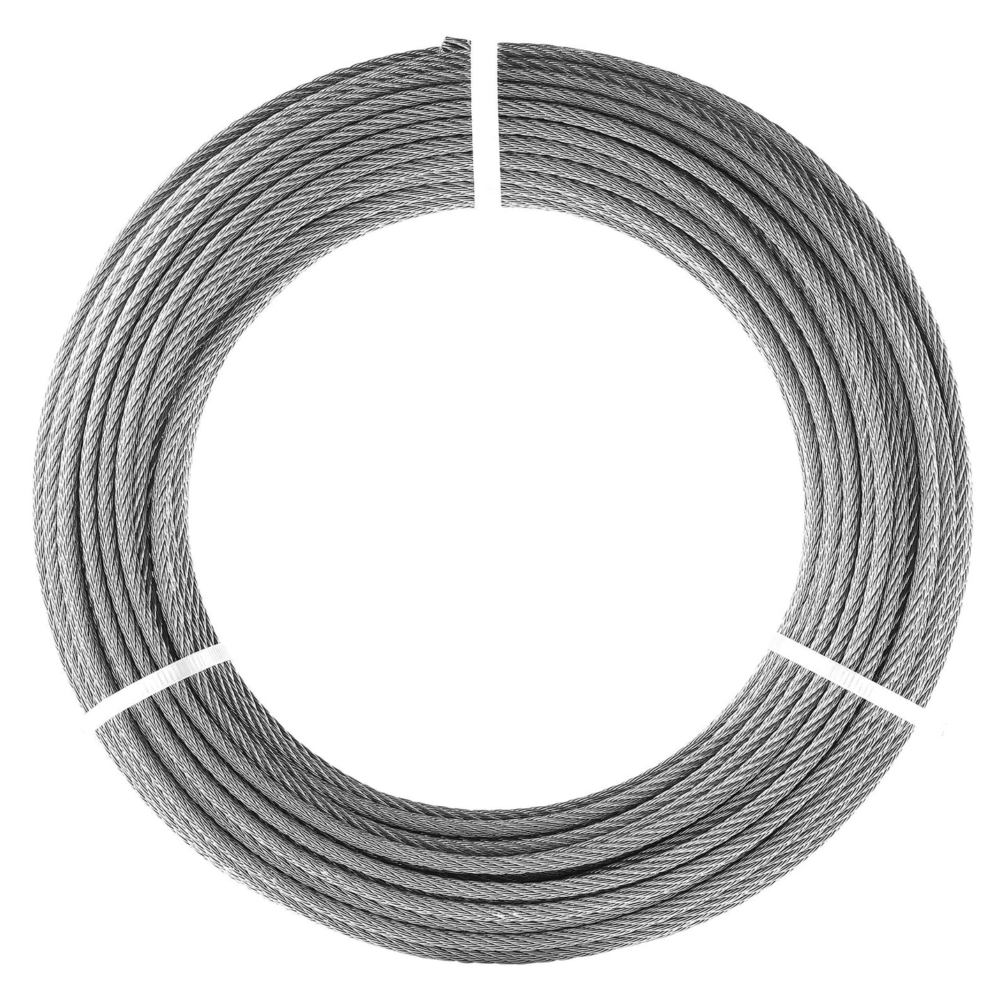 T316 kabel i rostfritt stål 1/8" 7x7 stålvajer 100 fot kabelräcke