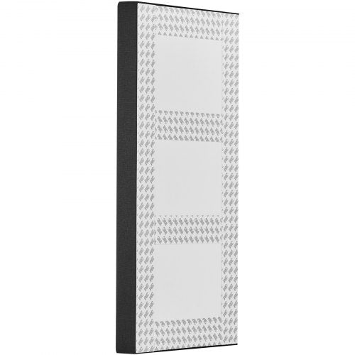 4 acoustic wall panels 5 cm thick 63 x 28 cm self-adhesive black | EU