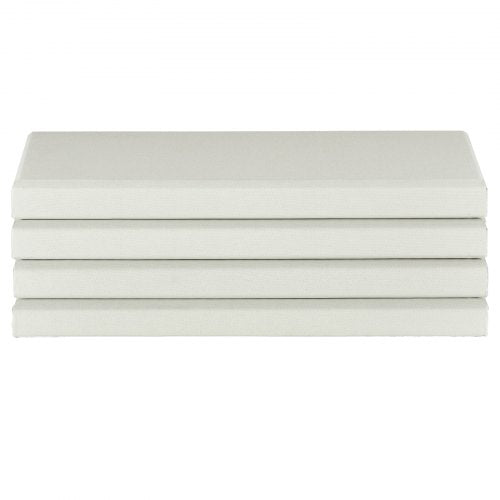 4 Akustik-Wandpaneele 5 cm stark 63 x 28 cm selbstklebend beige | EU