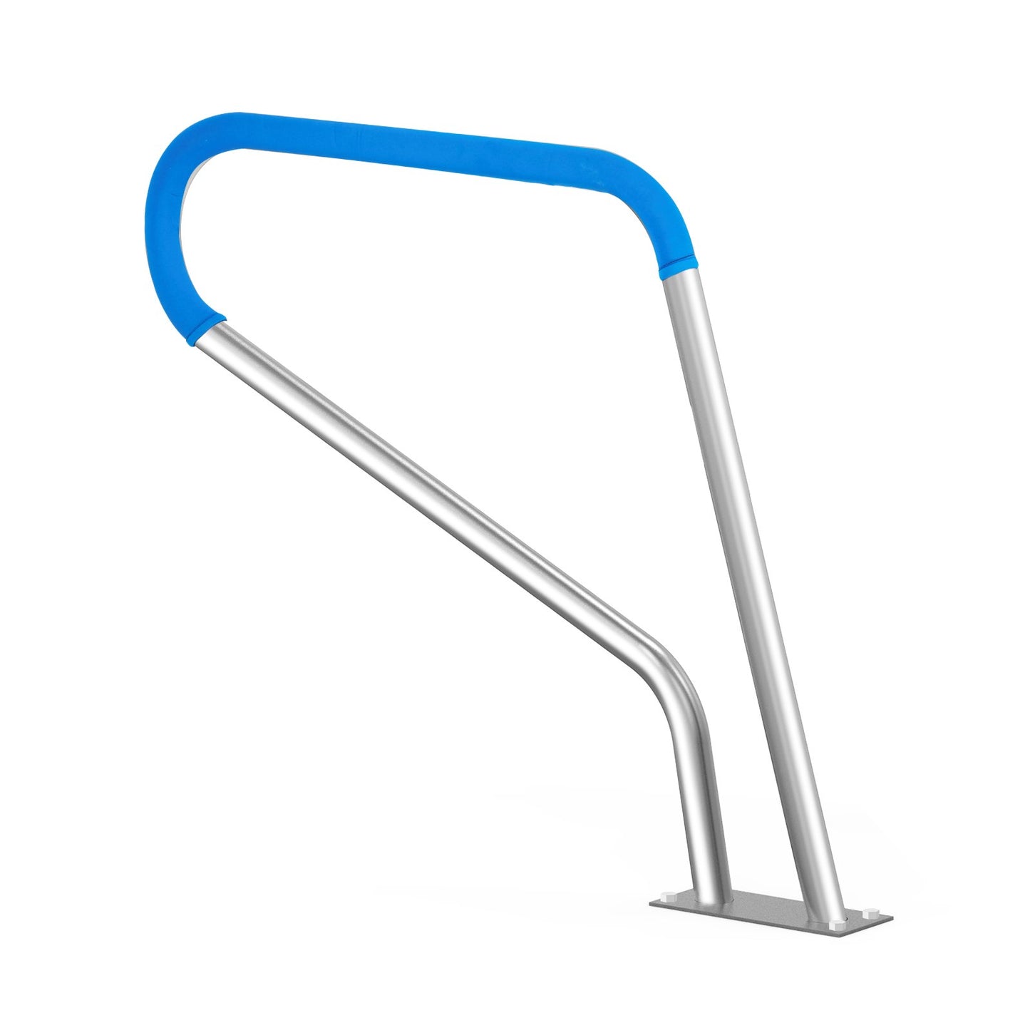 Pool Handrail 39 x 32 inch Stainless Steel with Base Plate for Hot Tub