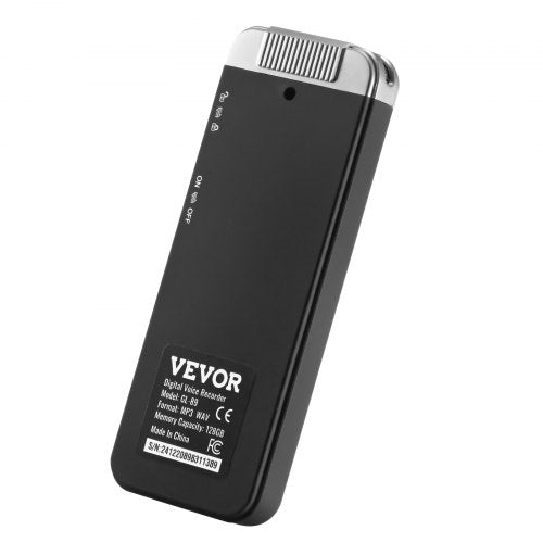 Digital Voice Recorder 128GB Röstaktiverad ljudinspelare med USB MP3 | EU