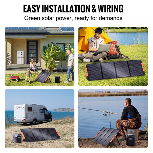 Tragbares monokristallines Solarpanel 120 W faltbares ETFE-Solarladegerät-Kit | EU