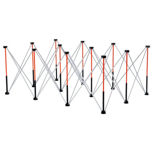 Bärbart hopfällbart arbetsställ 1865 x 1261 mm Hopfällbart arbetsställ 2041 kg