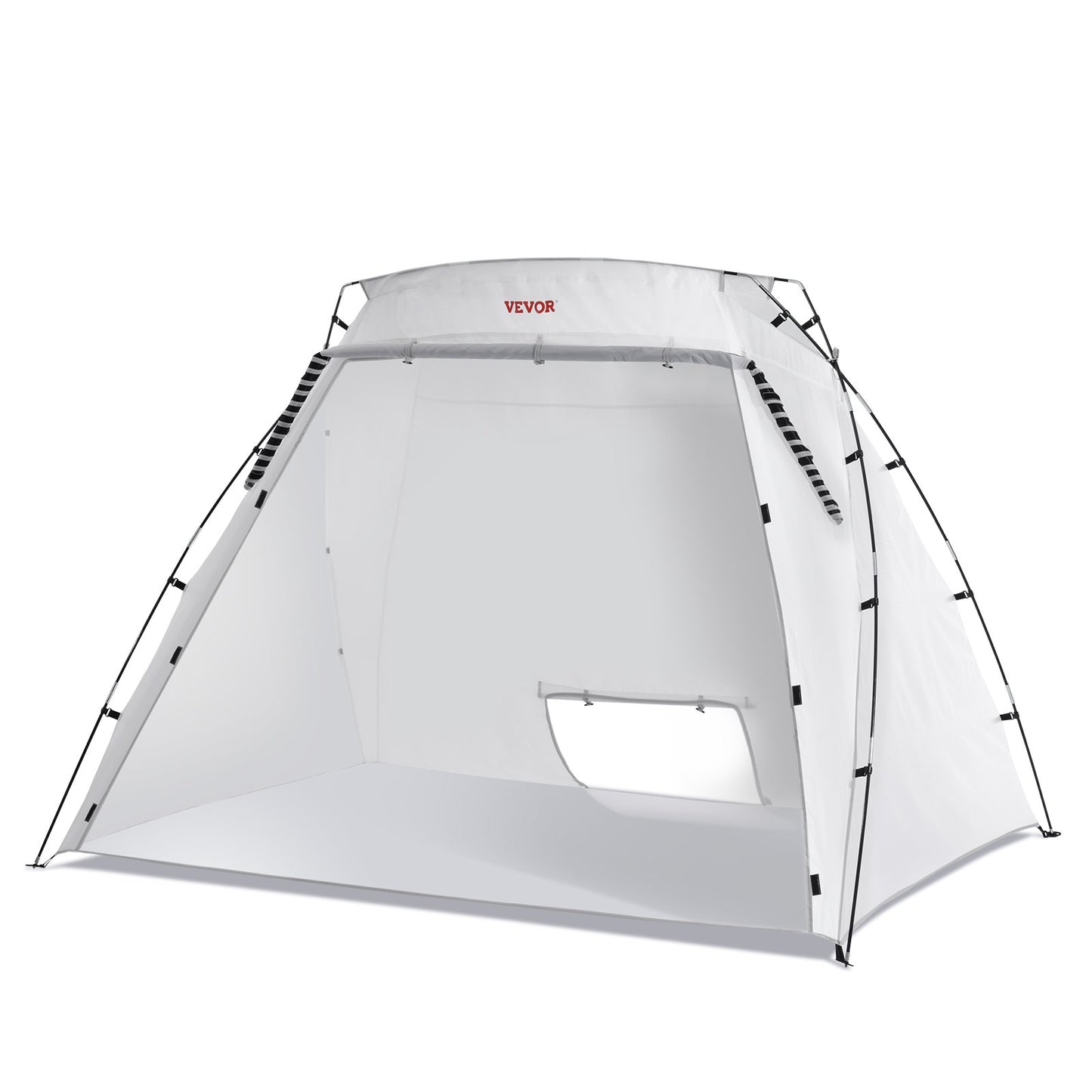 Spray Paint Shelter, 10x7x6ft Portable Spray Paint-tält med inbyggt golv och nätskärm, hopfällbar Pop Up Paint Booth för möbler Stor DIY Hobby Tool Painting Station