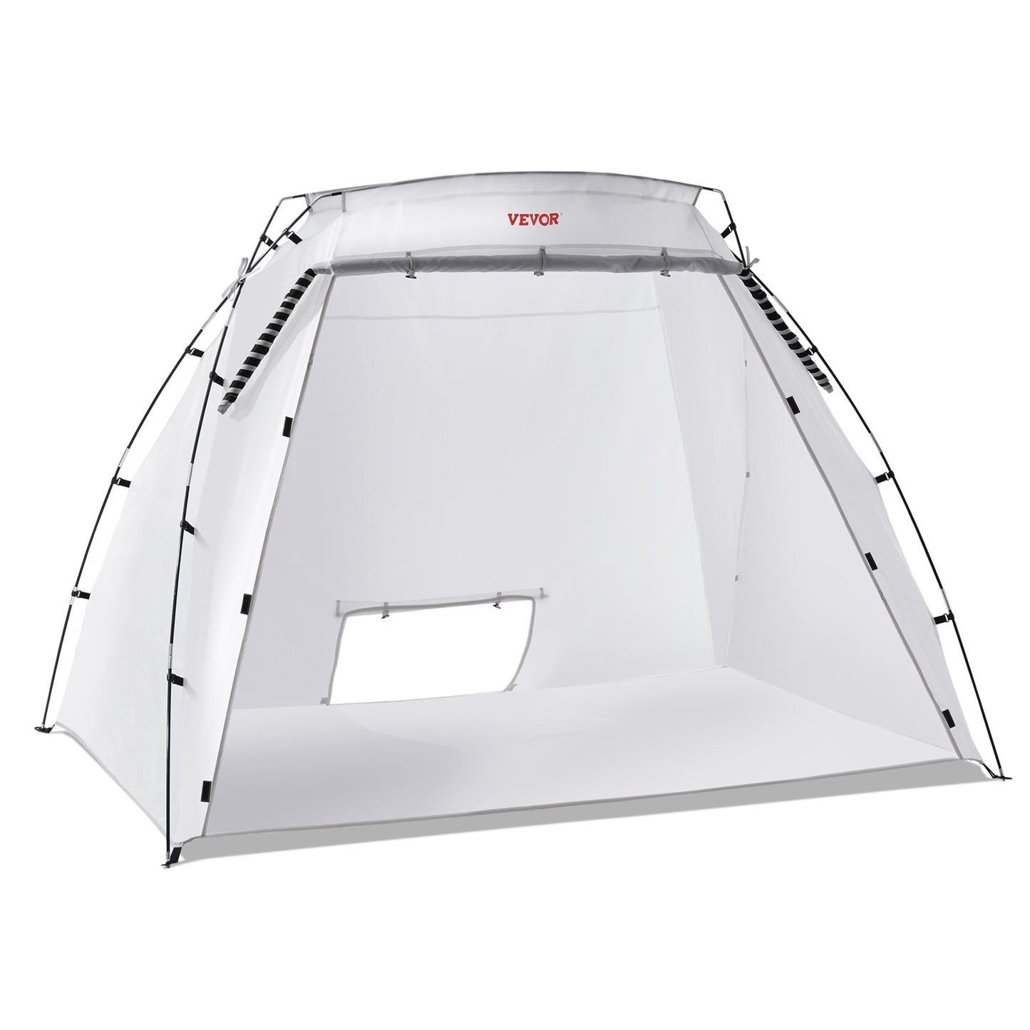 Spray Paint Shelter, 10x7x6ft Portable Spray Paint-tält med inbyggt golv och nätskärm, hopfällbar Pop Up Paint Booth för möbler Stor DIY Hobby Tool Painting Station