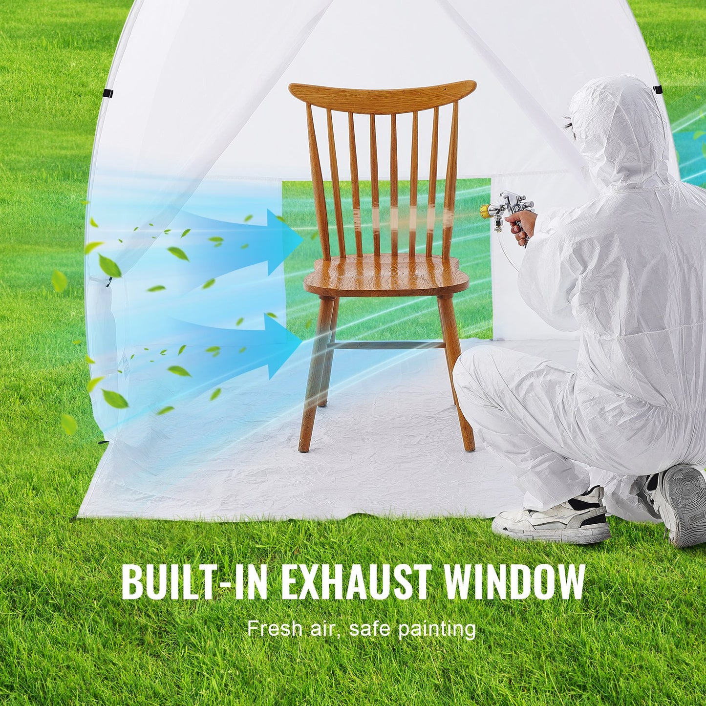 Spray Paint Shelter Portabel Spray Paint Tältbås 60x60x70 i Pop Up