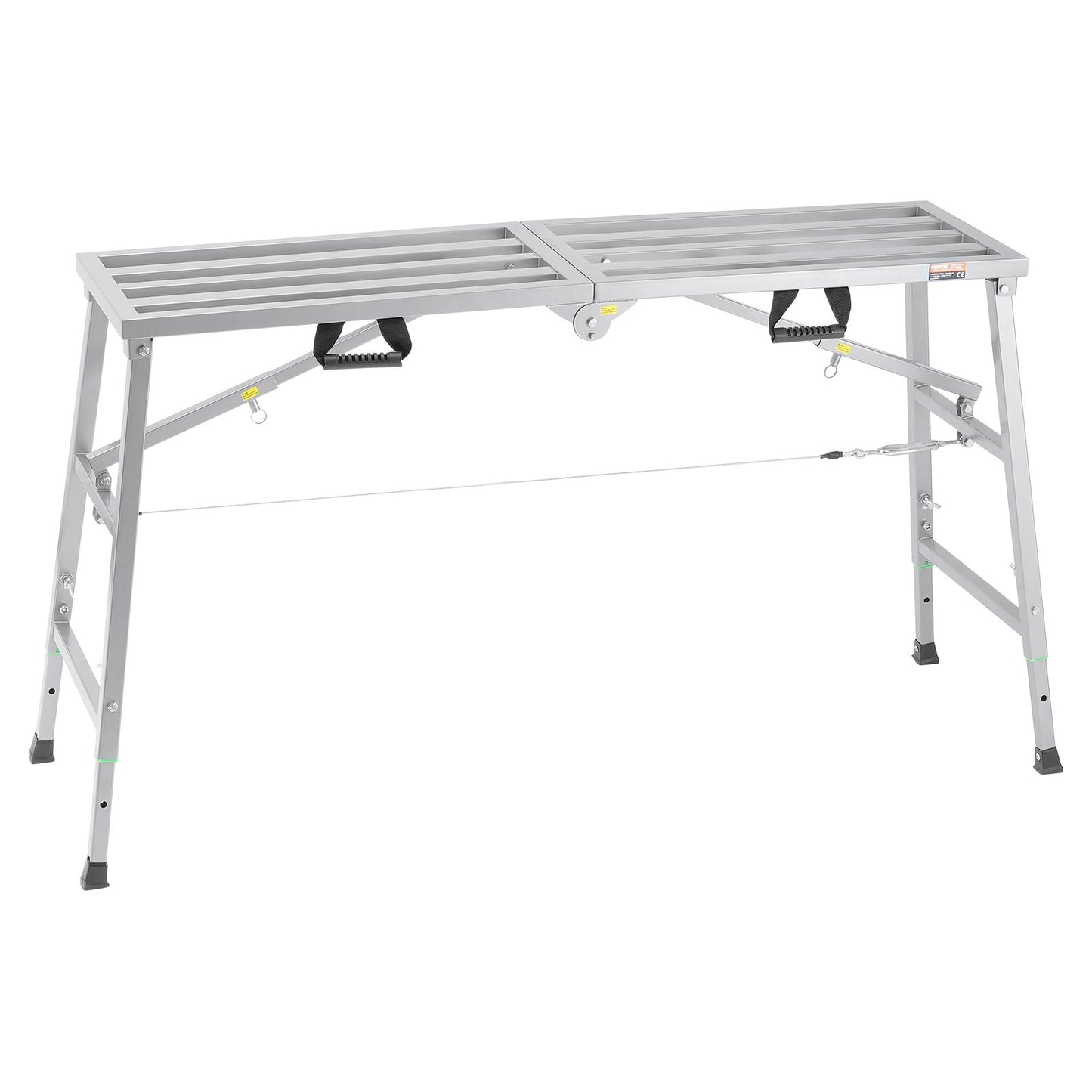Work Platform Adjustable Height Portable Scaffolding Platform 800 lb Load