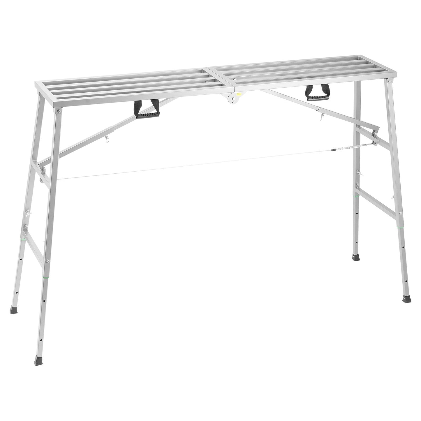 Work Platform Adjustable Height Portable Scaffolding Platform 880 lb Load