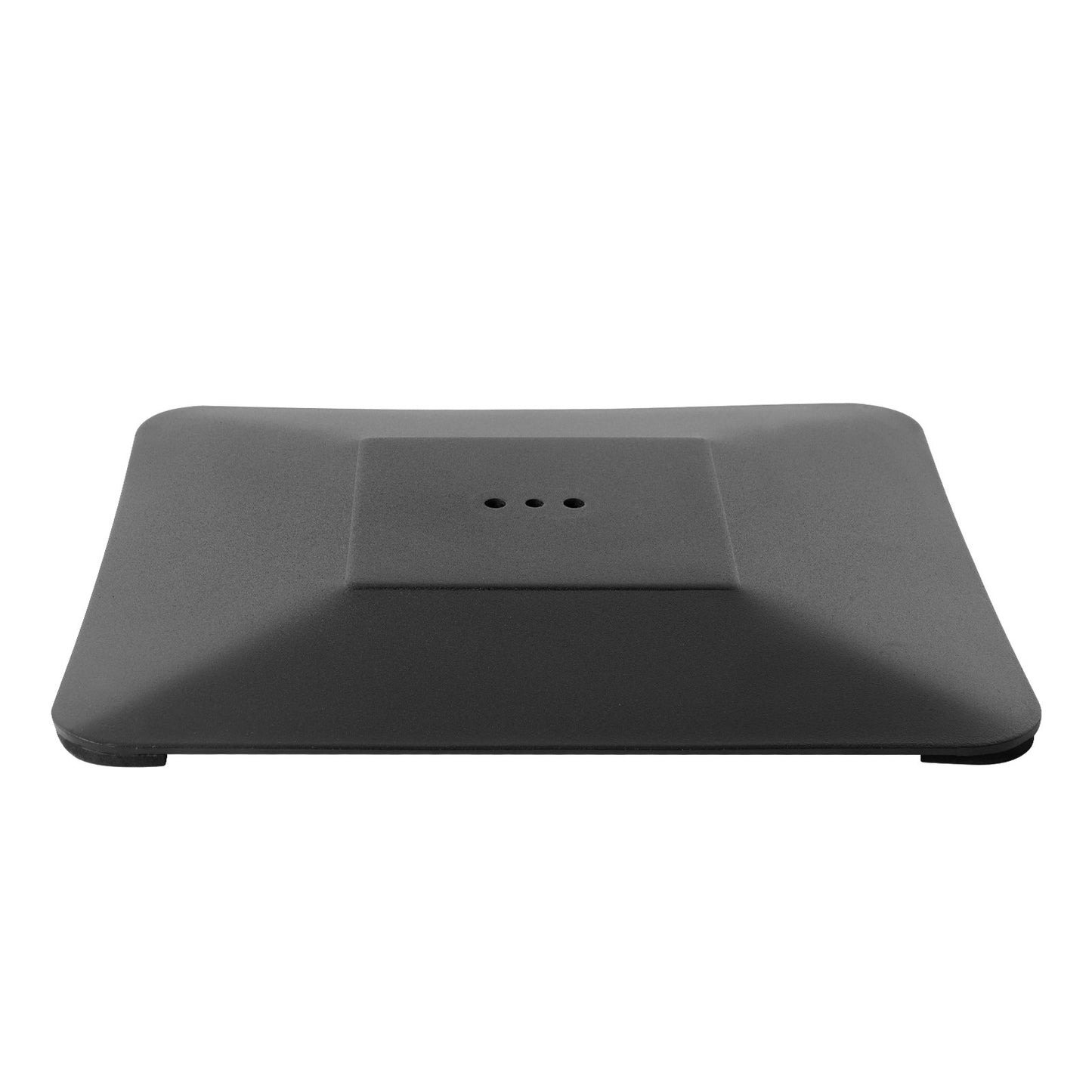 Piedestalskylthållare, 8,5 x 11 tums vertikalt och horisontellt justerbart affischställ, kraftig golvskylthållare med metallbas för display, reklam och utomhus, svart