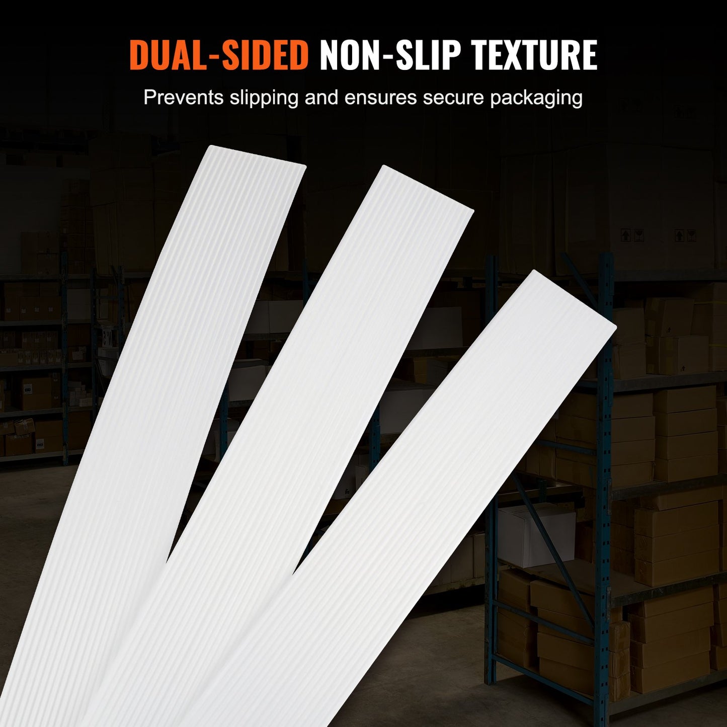 Förpackning vävd bandrulle 1/2" x 0,03" x 660' bandingrem 882 lbs